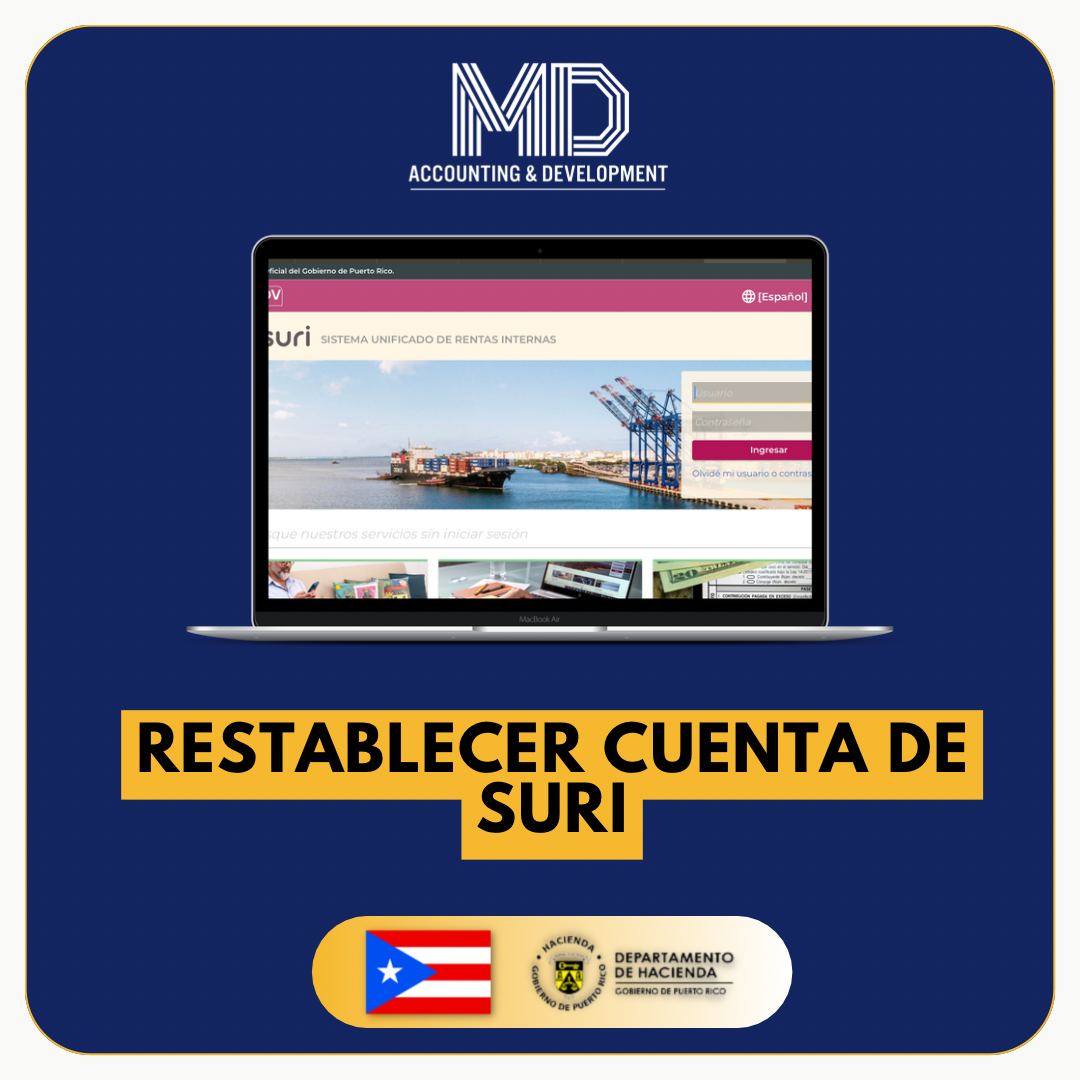 Restablecer cuenta de Suri