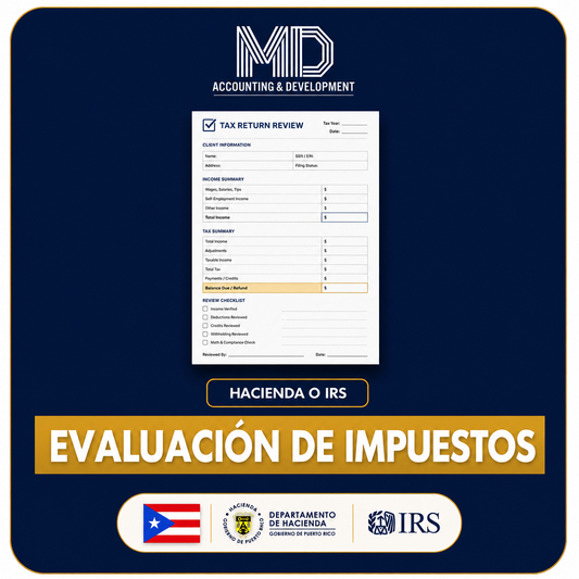 Evaluación de Impuestos